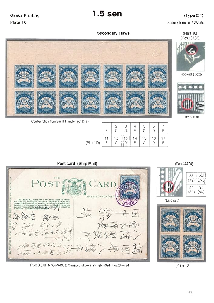 22)-14収集·コレクション用·台紙付·震災切手他 22)-14収集·コレクション用·台紙付·震災切手他 □現品画像□